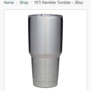 Yeti 30oz tumbler